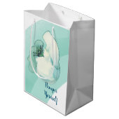 Geschenktasche Pamper Sie selbst Mittlere Geschenktüte (Rückseite Schrägansicht)