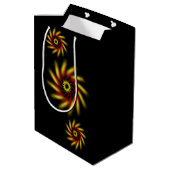 Geschenktasche - Pinwheel Mittlere Geschenktüte (Rückseite Schrägansicht)
