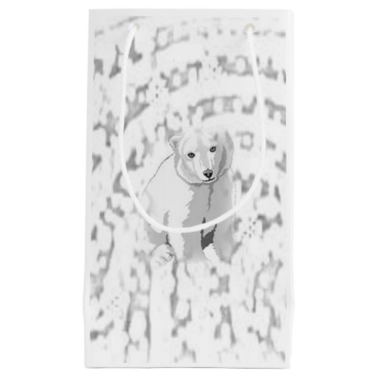 Geschenktasche Polar Bär Kleine Geschenktüte (Vorderseite)