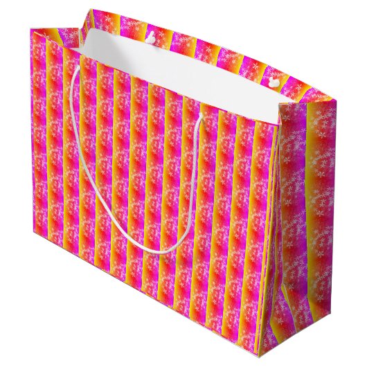 Geschenktasche "Prism Pattern" Große Geschenktüte (Rückseite Schrägansicht)