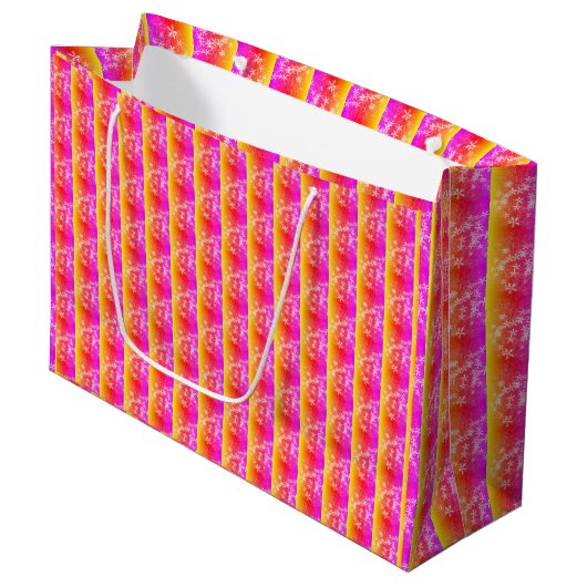 Geschenktasche "Prism Pattern" Große Geschenktüte (Vorderseite Schrägansicht)