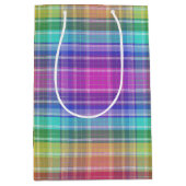 Geschenktasche - Rainbow Madras Mittlere Geschenktüte (Vorderseite)