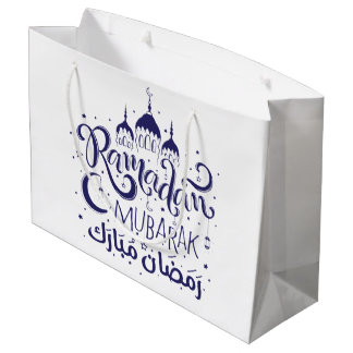 Geschenktasche Ramadan Mubarak Große Geschenktüte