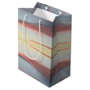 Geschenktasche - Sonnenuntergang Mittlere Geschenktüte