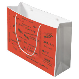 Geschenktasche/Tag/ Nationale Stammesnamen/ Metrop Große Geschenktüte