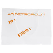 Geschenktasche/Tag/ Nationale Stammesnamen/ Metrop Große Geschenktüte (Rückseite)