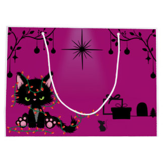 Geschenktasche - Thema Katze - Gatito Katze Große Geschenktüte