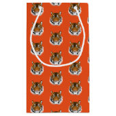 Geschenktasche-Tiger Kleine Geschenktüte (Rückseite)