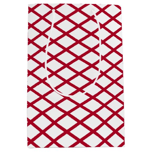 Geschenktasche unter der Flagge des Staates Alabam Mittlere Geschenktüte (Vorderseite)