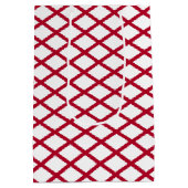 Geschenktasche unter der Flagge des Staates Alabam Mittlere Geschenktüte (Rückseite)