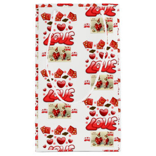Geschenktasche Valentine Kleine Geschenktüte