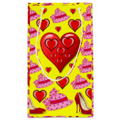 Geschenktasche Valentine Kleine Geschenktüte (Rückseite)