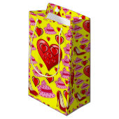 Geschenktasche Valentine Kleine Geschenktüte (Vorderseite Schrägansicht)