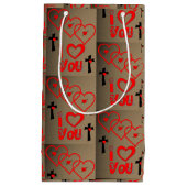 Geschenktasche Valentine Kleine Geschenktüte (Vorderseite)