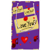 Geschenktasche Valentine Kleine Geschenktüte (Vorderseite)