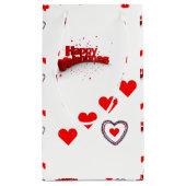 Geschenktasche Valentine Kleine Geschenktüte (Rückseite)