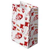 Geschenktasche Valentine Kleine Geschenktüte (Rückseite Schrägansicht)