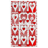 Geschenktasche Valentine Kleine Geschenktüte (Rückseite)