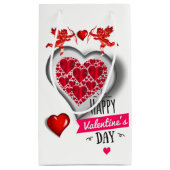 Geschenktasche Valentine Kleine Geschenktüte (Rückseite)