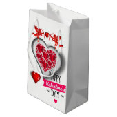 Geschenktasche Valentine Kleine Geschenktüte (Rückseite Schrägansicht)