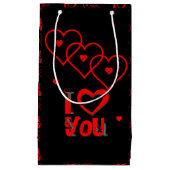 Geschenktasche Valentine Kleine Geschenktüte (Vorderseite)