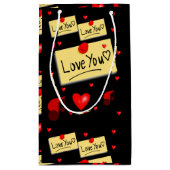 Geschenktasche Valentine Kleine Geschenktüte (Rückseite)