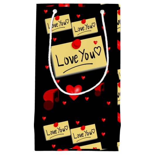 Geschenktasche Valentine Kleine Geschenktüte (Vorderseite)