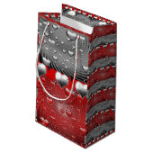 Geschenktasche Valentine Kleine Geschenktüte (Rückseite Schrägansicht)