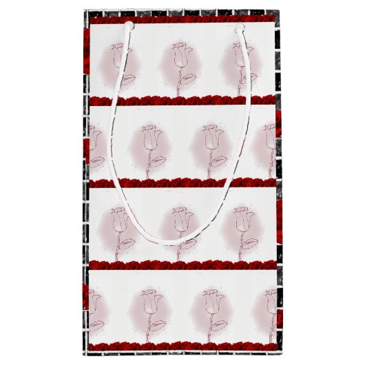 Geschenktasche Valentine Kleine Geschenktüte (Rückseite)