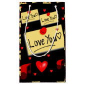 Geschenktasche Valentine Kleine Geschenktüte (Rückseite)