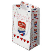 Geschenktasche Valentine Kleine Geschenktüte (Vorderseite Schrägansicht)