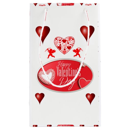 Geschenktasche Valentine Kleine Geschenktüte (Rückseite)