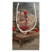 Geschenktasche Valentine Vintag Kleine Geschenktüte (Vorderseite)