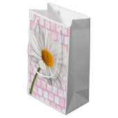 Geschenktasche Valentine's Daisy Kleine Geschenktüte (Rückseite Schrägansicht)