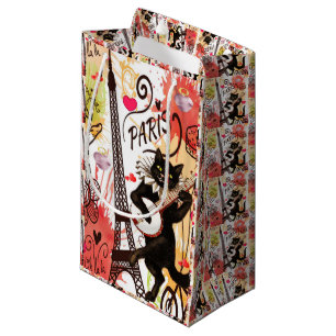 Geschenktasche Valentine's Paris Frankreich Kleine Geschenktüte