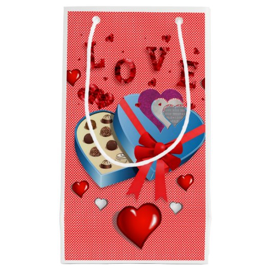 Geschenktasche Valentinin's Liebe Kleine Geschenktüte (Vorderseite)