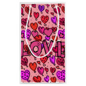 Geschenktasche Valentinin's Liebe Kleine Geschenktüte (Rückseite)