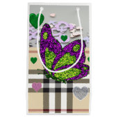 Geschenktasche Valentins Schmetterling Kleine Geschenktüte (Vorderseite)