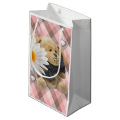 Geschenktasche Valentins Teddybär Kleine Geschenktüte (Vorderseite Schrägansicht)