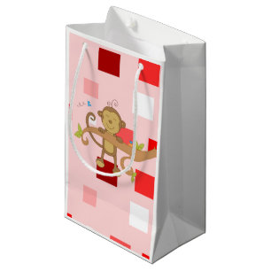 Geschenktasche Valentinus Affe Kleine Geschenktüte