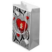 Geschenktasche Valentinus Engel Kleine Geschenktüte (Rückseite Schrägansicht)