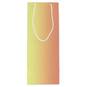 Geschenktasche - Vertikale Regenbogenstreifen Geschenktüte Für Weinflaschen (Rückseite)