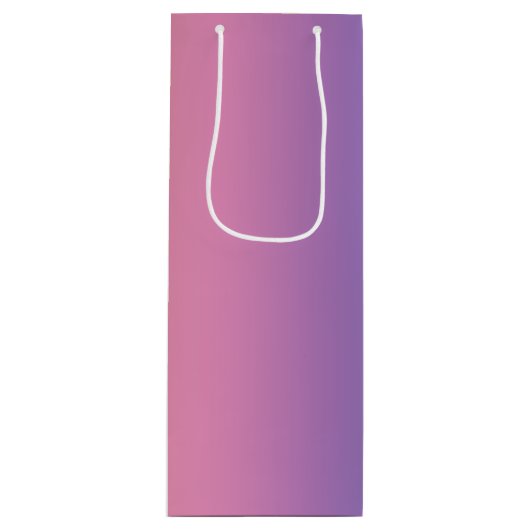 Geschenktasche - Vertikale Regenbogenstreifen Geschenktüte Für Weinflaschen (Vorderseite)