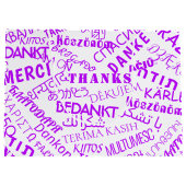 Geschenktasche Vielen Dank Text Multi Language You Große Geschenktüte (Rückseite)