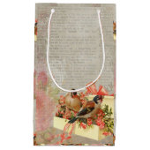 Geschenktasche Vintag floral Kleine Geschenktüte (Vorderseite)