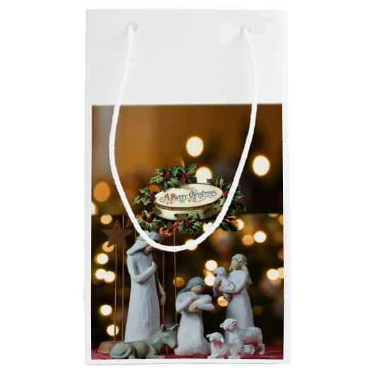 Geschenktasche Weihnachten Jesus Kleine Geschenktüte (Rückseite)