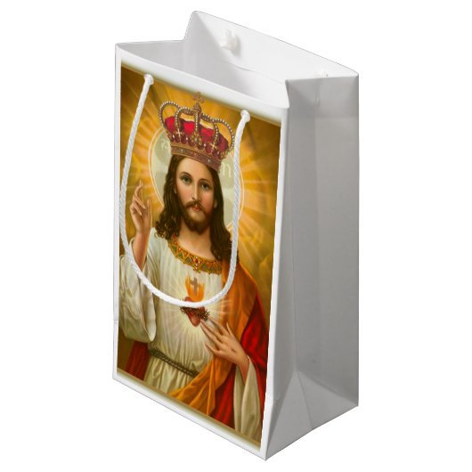 Geschenktasche Weihnachten Jesus Kleine Geschenktüte (Vorderseite Schrägansicht)