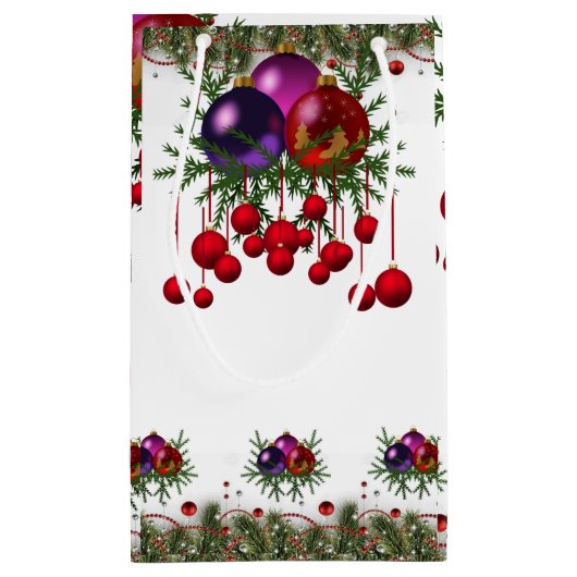 Geschenktasche Weihnachten Kleine Geschenktüte (Rückseite)