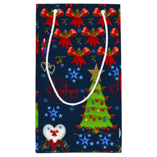 Geschenktasche Weihnachten Kleine Geschenktüte (Rückseite)