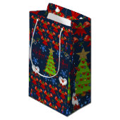 Geschenktasche Weihnachten Kleine Geschenktüte (Vorderseite Schrägansicht)
